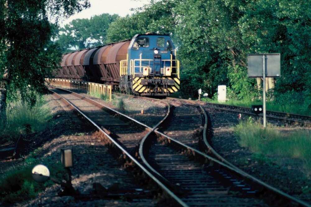 Abraumzug in Wendessen (bei der Rckfahrt, 30.05.2000