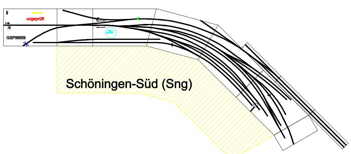 Die Modulzeichnung fr das FREMOdul Schningen-Sd, 2021